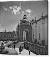 Cathedral In Plaza Mayor Canvas Print