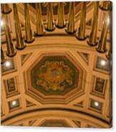 Cathedral Of The Sacred Heart Ceiling Canvas Print