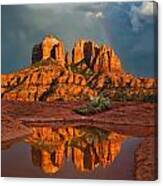 Cathedral Rock Rainbow Canvas Print