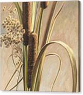 Cattails In The Breeze Canvas Print