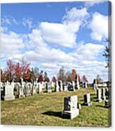 Cemetery At Gettysburg National Battlefield Canvas Print