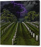 Cemetery Spook Canvas Print