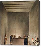 Chamber And Sarcophagus In The Great Canvas Print