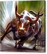 Charging Bull Canvas Print