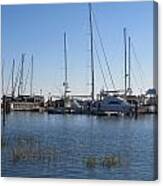 Charleston Marina Canvas Print