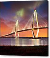 Charleston Sc - Arthur Ravenel Jr. Bridge Cooper River Canvas Print