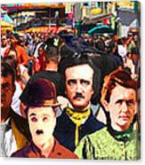 Charlie And Friends Tries To Blend In With The Crowd 5d23867 Canvas Print