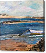 Chatham Boat In The Cove Canvas Print