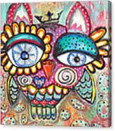 Cheer Owl Canvas Print