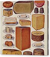 Cheese 1900s Uk Isabella Beeton  Mrs Canvas Print