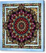 Cherub Window Kaleidoscope Canvas Print