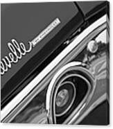 Chevrolet Chevelle Ss Taillight Emblem Canvas Print
