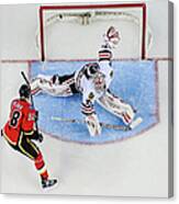 Chicago Blackhawks V Calgary Flames Canvas Print