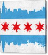 Chicago Flag Canvas Print