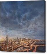 Chicago From Above Canvas Print