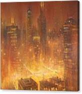 Chicago Gold Canvas Print