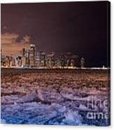Chicago Night Skyline Canvas Print