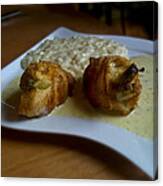 Chicken Roulade Canvas Print