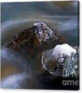 Chilliwack River Abstract Canvas Print