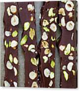 Chocolate Pistachio Fudge Canvas Print