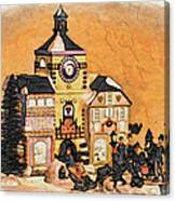 Christmas Village Canvas Print