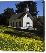 Church In The Clover Canvas Print