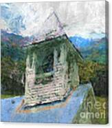 Church In The Mountains Canvas Print