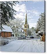 Church Road - Rolleston On Dove Canvas Print