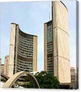 City Hall Canada Day Canvas Print