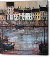 Cladagh Harbour In Galway Canvas Print