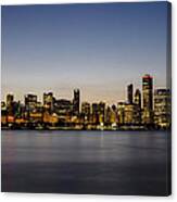 Classic Chicago Skyline At Dusk Canvas Print