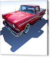 Classic Red Truck Canvas Print