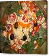 #cleanfood #salad #tuna #tomatoes Canvas Print
