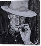 Clint Eastwood Canvas Print