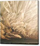 Cloud Chaos Cropped Canvas Print