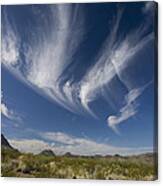 Clouds Above Chihuahuan Desert, Big Canvas Print