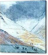 Cloud Shadows Over Blencathra Canvas Print