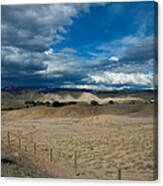 Clouds Over The Adobes Canvas Print