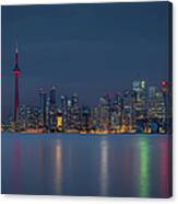 Cloudy Evening Over Toronto Canvas Print