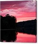 Cloudy Sunset Canvas Print