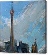 Cn Tower Toronto Canvas Print