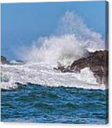 Coastal Pacific Wave Surge Canvas Print