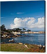 Coastline, Monterey Bay, Monterey Canvas Print