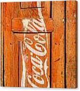 Coca Cola Advertisement Canvas Print