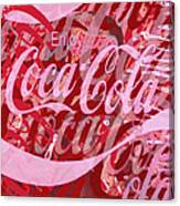 Coca-cola Collage Canvas Print