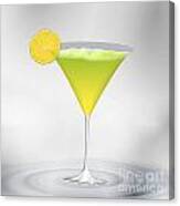 Cocktail Lemon Canvas Print