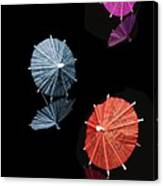 Cocktail Umbrellas Xi Canvas Print