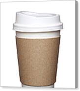 Coffee Cup Isolated Canvas Print