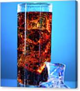 Cola Drink In A Glass Canvas Print
