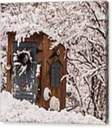 Cold Outhouse Canvas Print